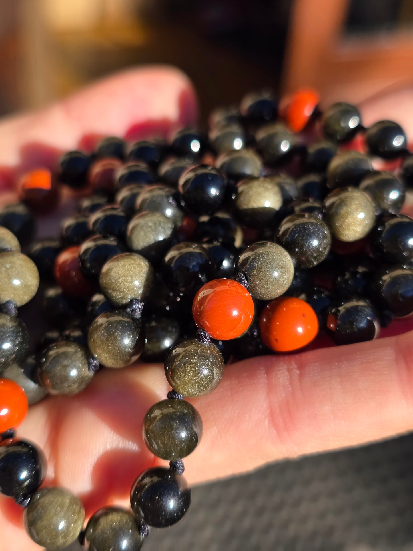 Collier Mala "Lune des Volcans"