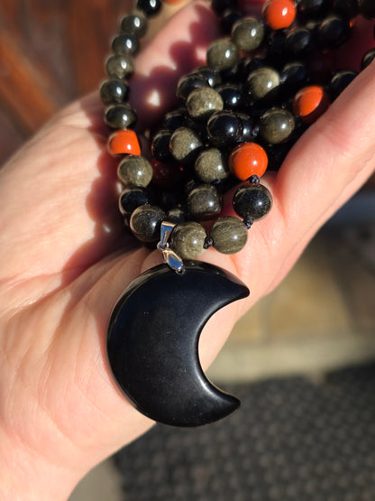 Collier Mala "Lune des Volcans"