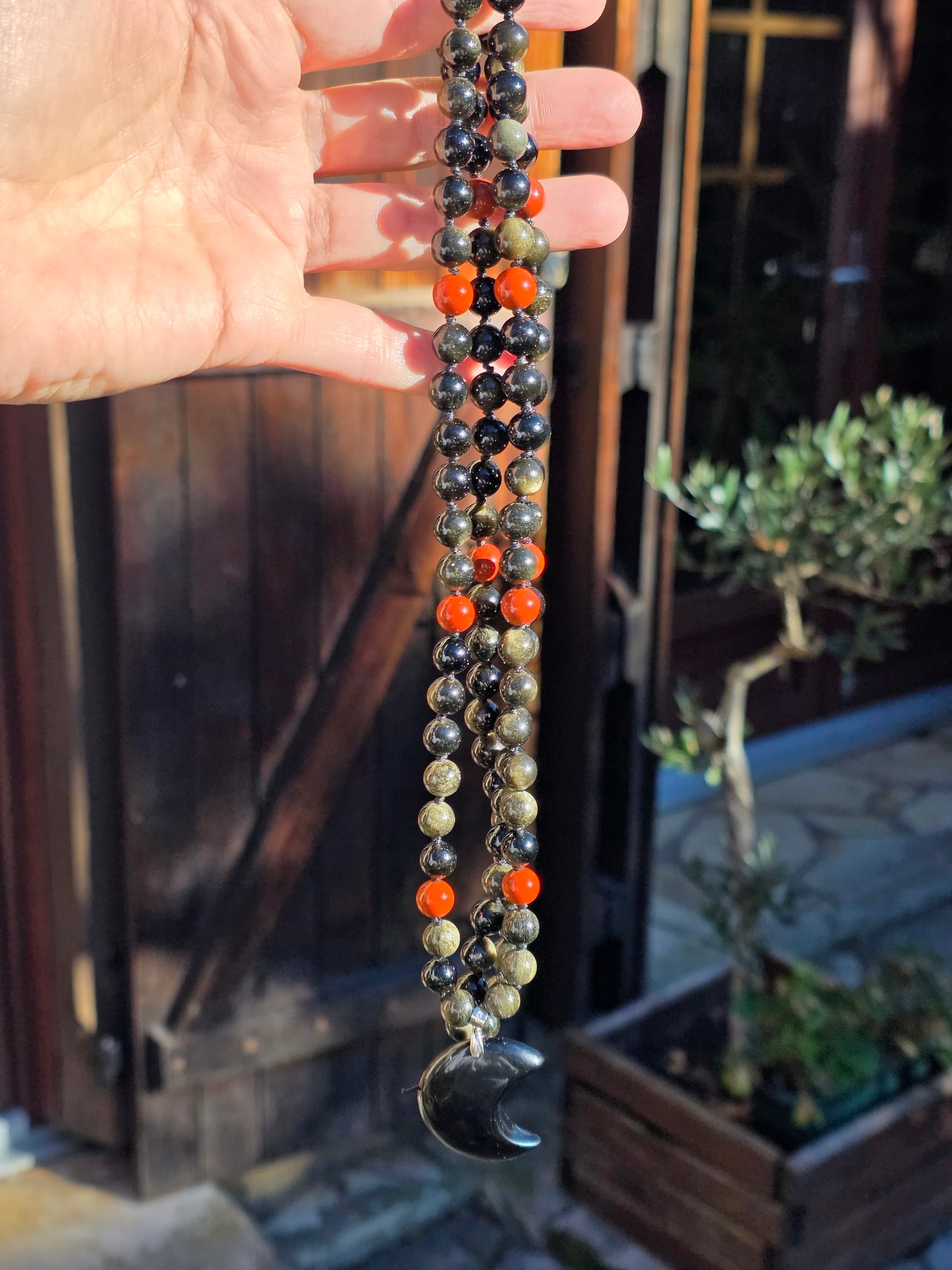 Collier Mala "Lune des Volcans"