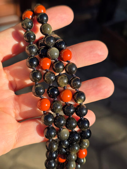 Collier Mala "Lune des Volcans"