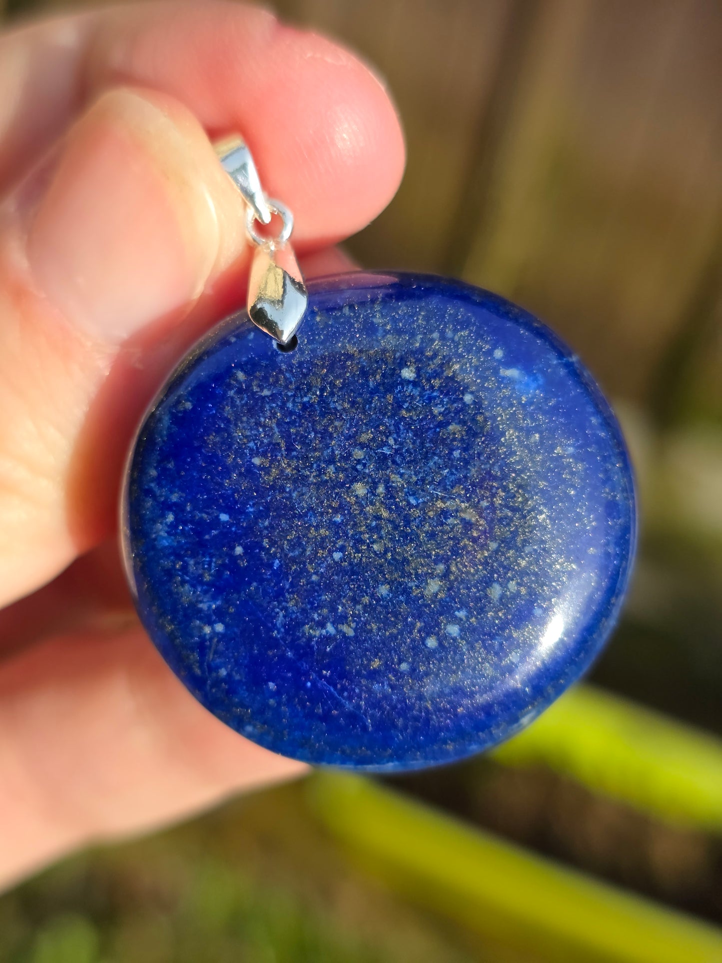 Superbe pendentif en Lapis Lazuli naturel d'Afghanistan