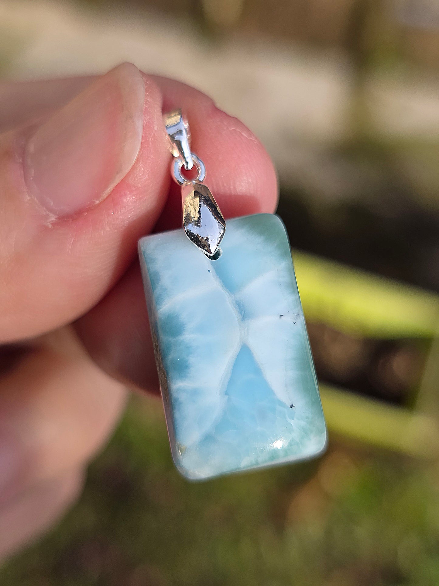 Pendentif en Larimar de république dominicaine