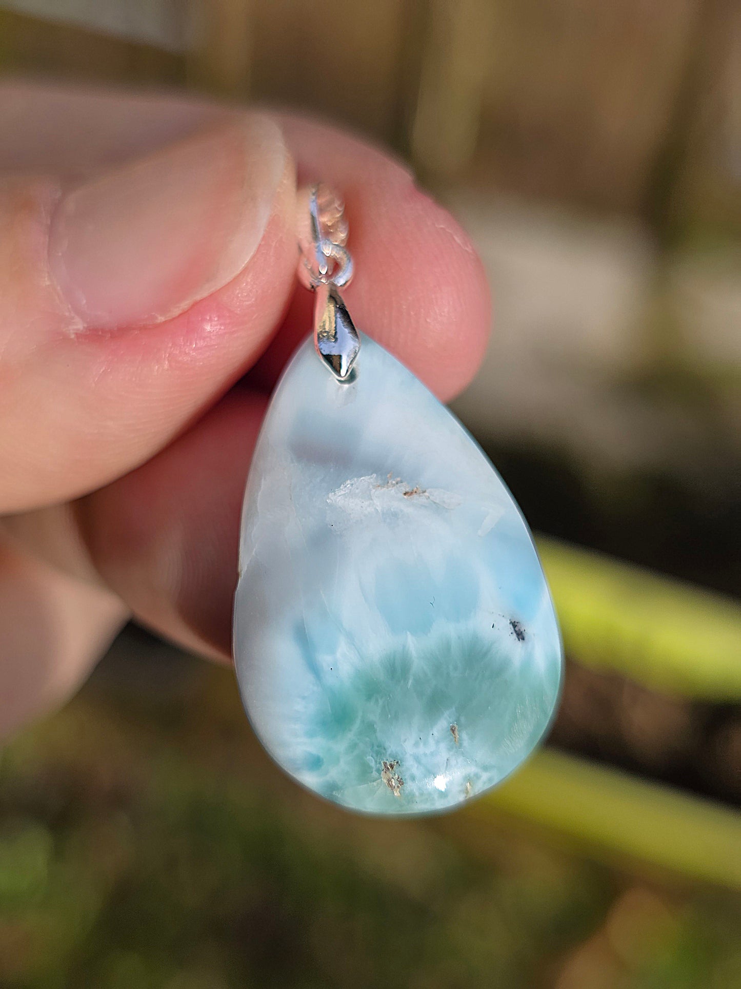 Pendentif en Larimar (à choisir)