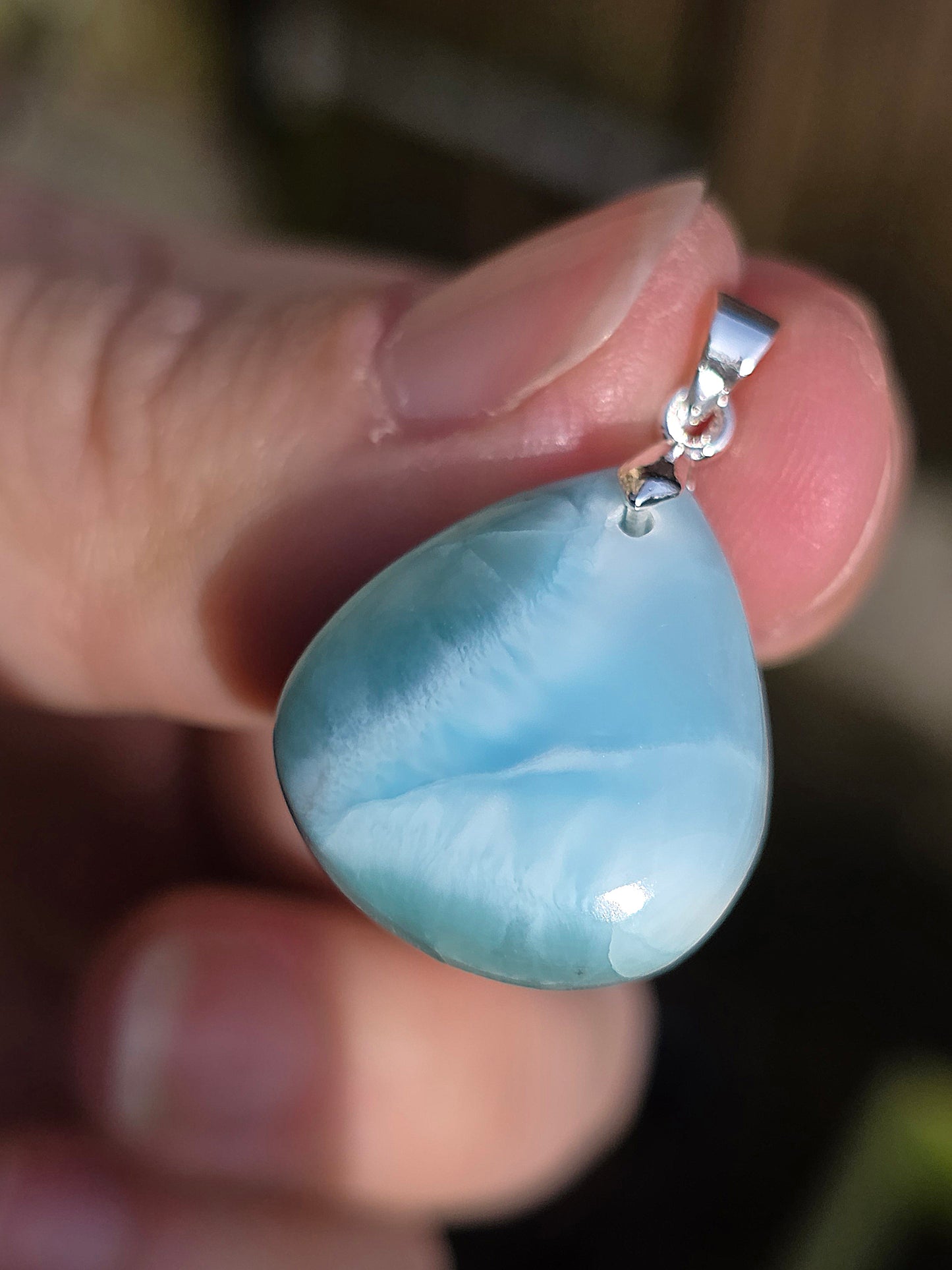 Pendentif en Larimar (à choisir)