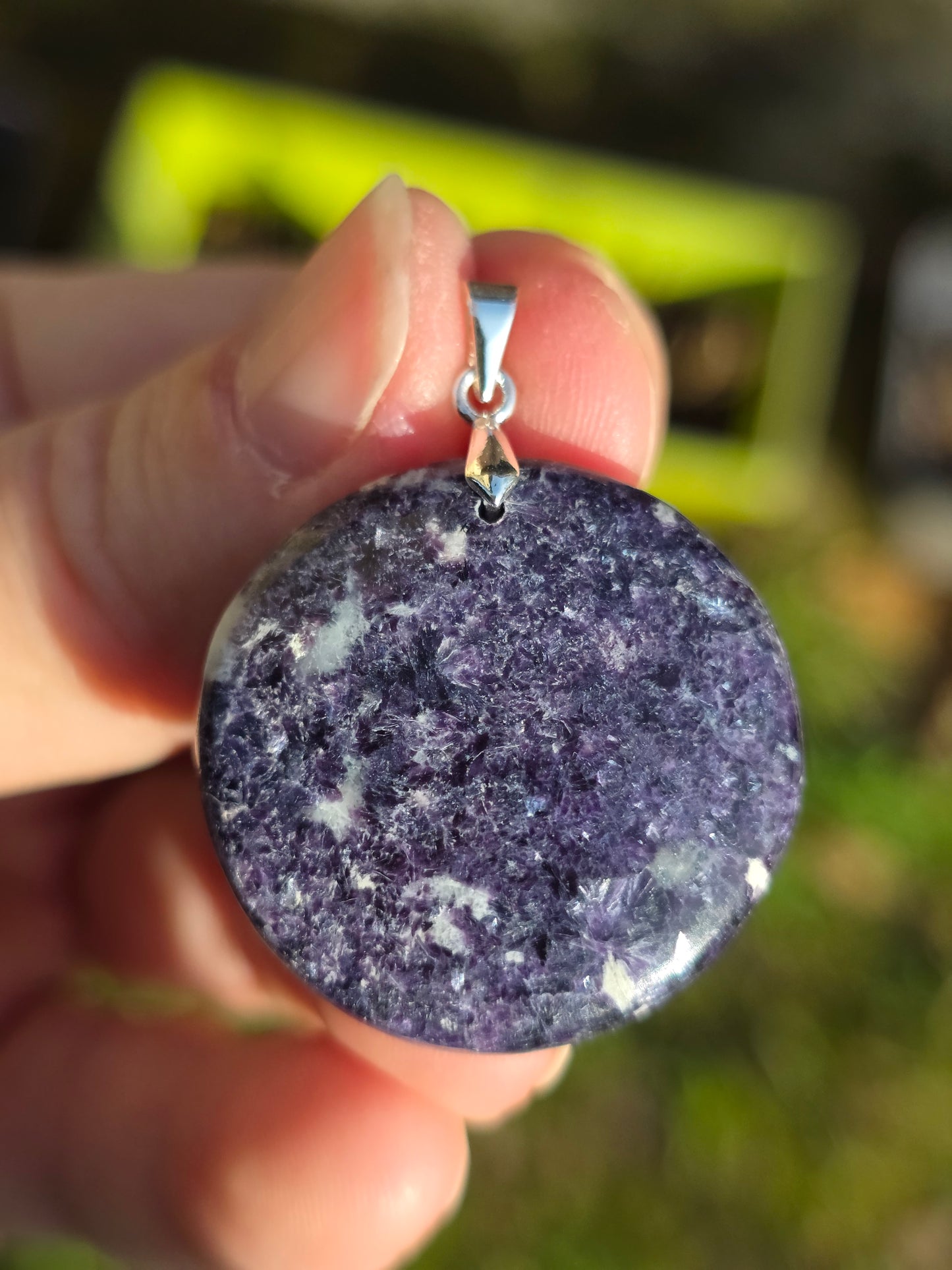 Pendentif en Lépidolite (à choisir)