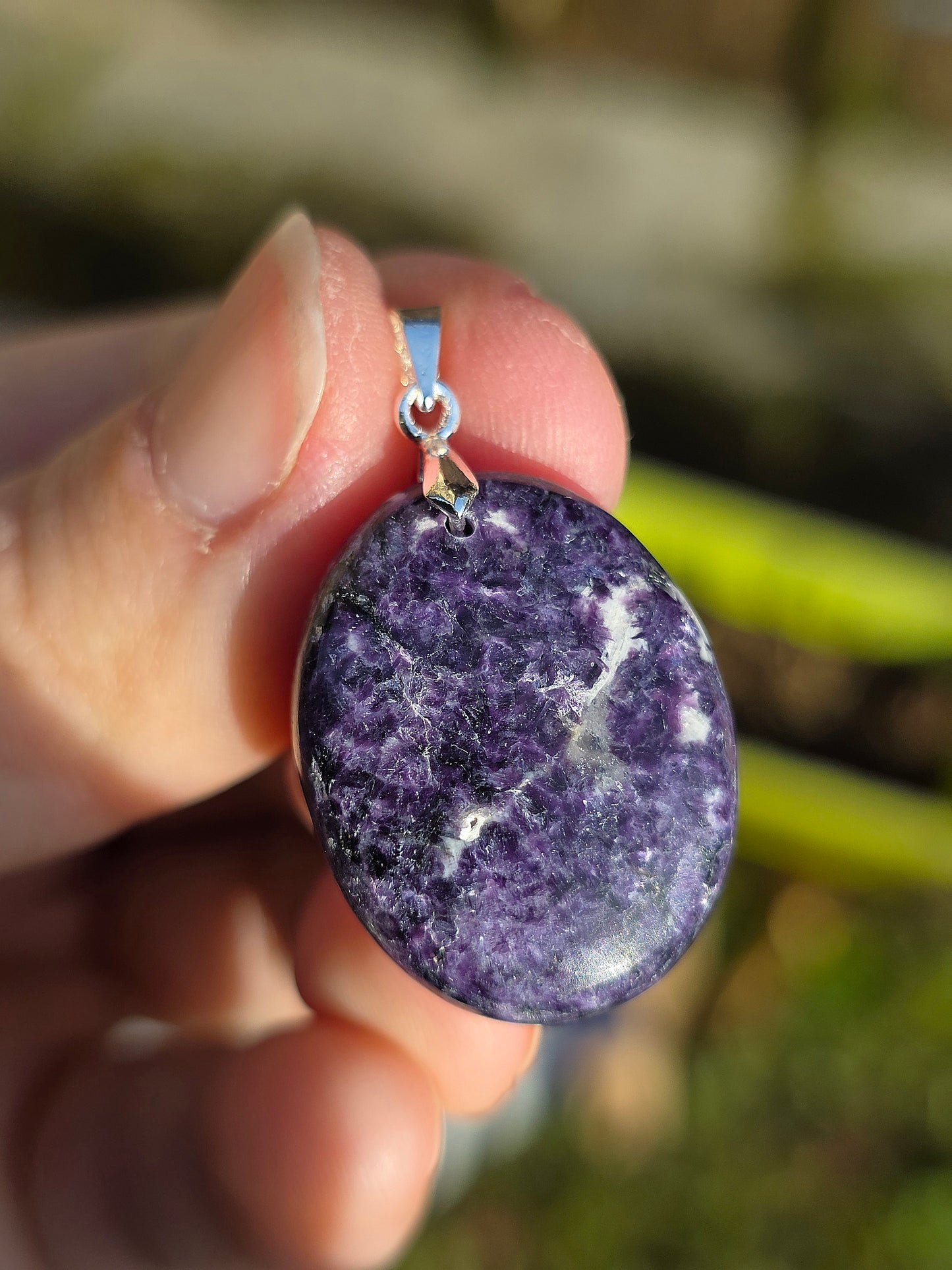 Pendentif en Lépidolite (à choisir)