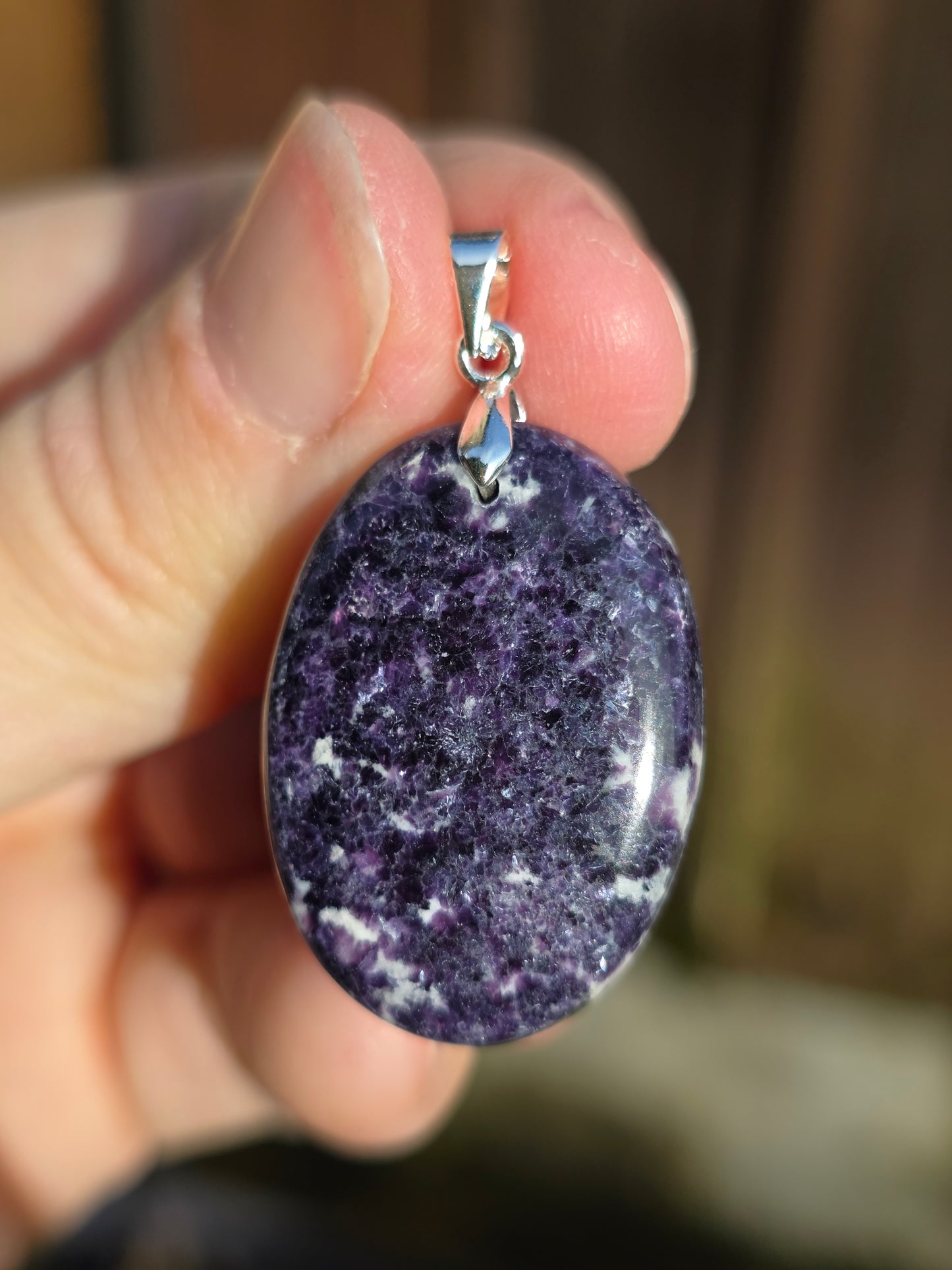 Pendentif en Lépidolite (à choisir)