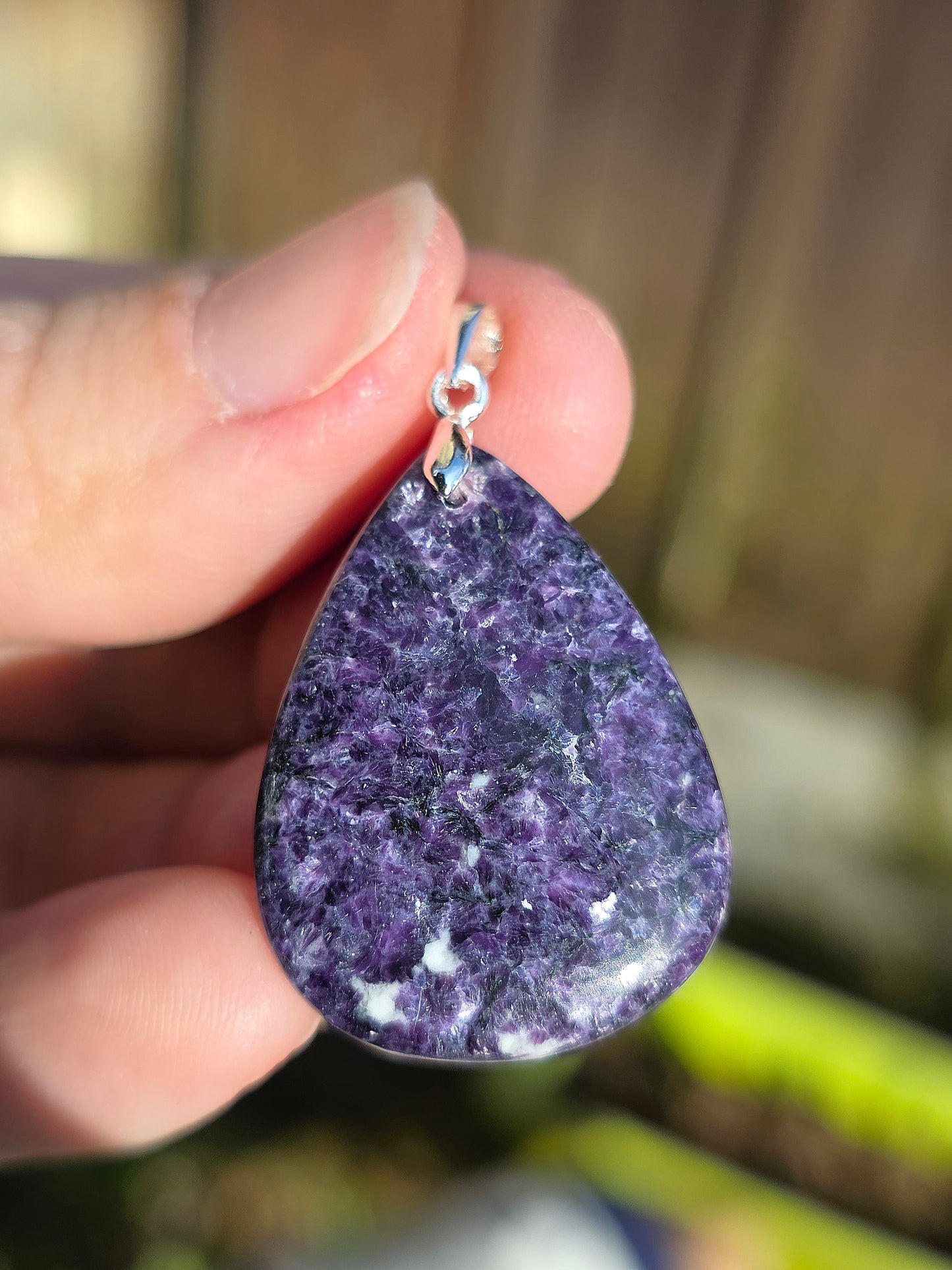 Pendentif en Lépidolite (à choisir)