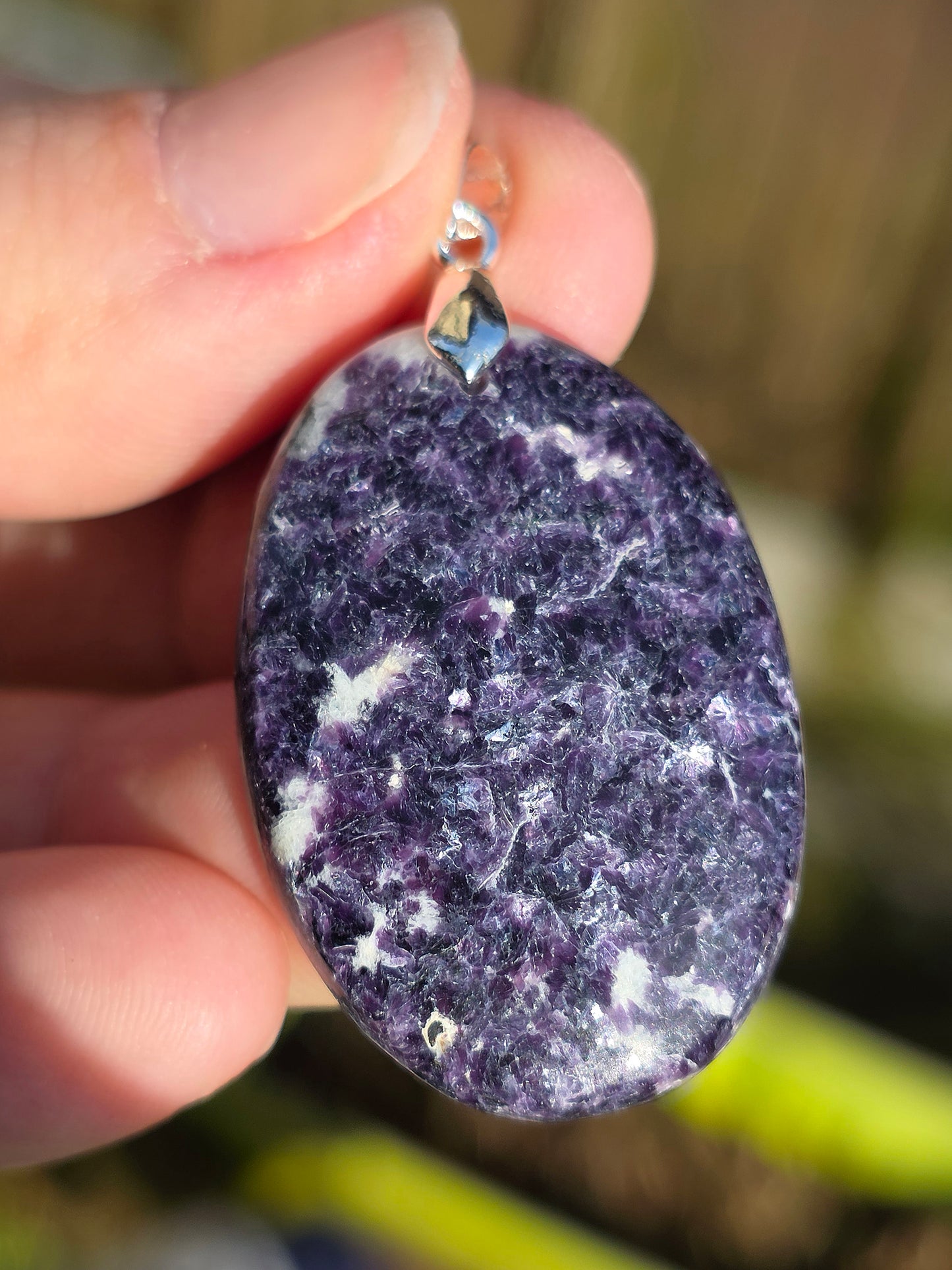 Pendentif en Lépidolite (à choisir)