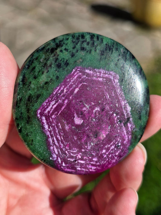 Zoïsite à Rubis de Tanzanie pièce d'exception