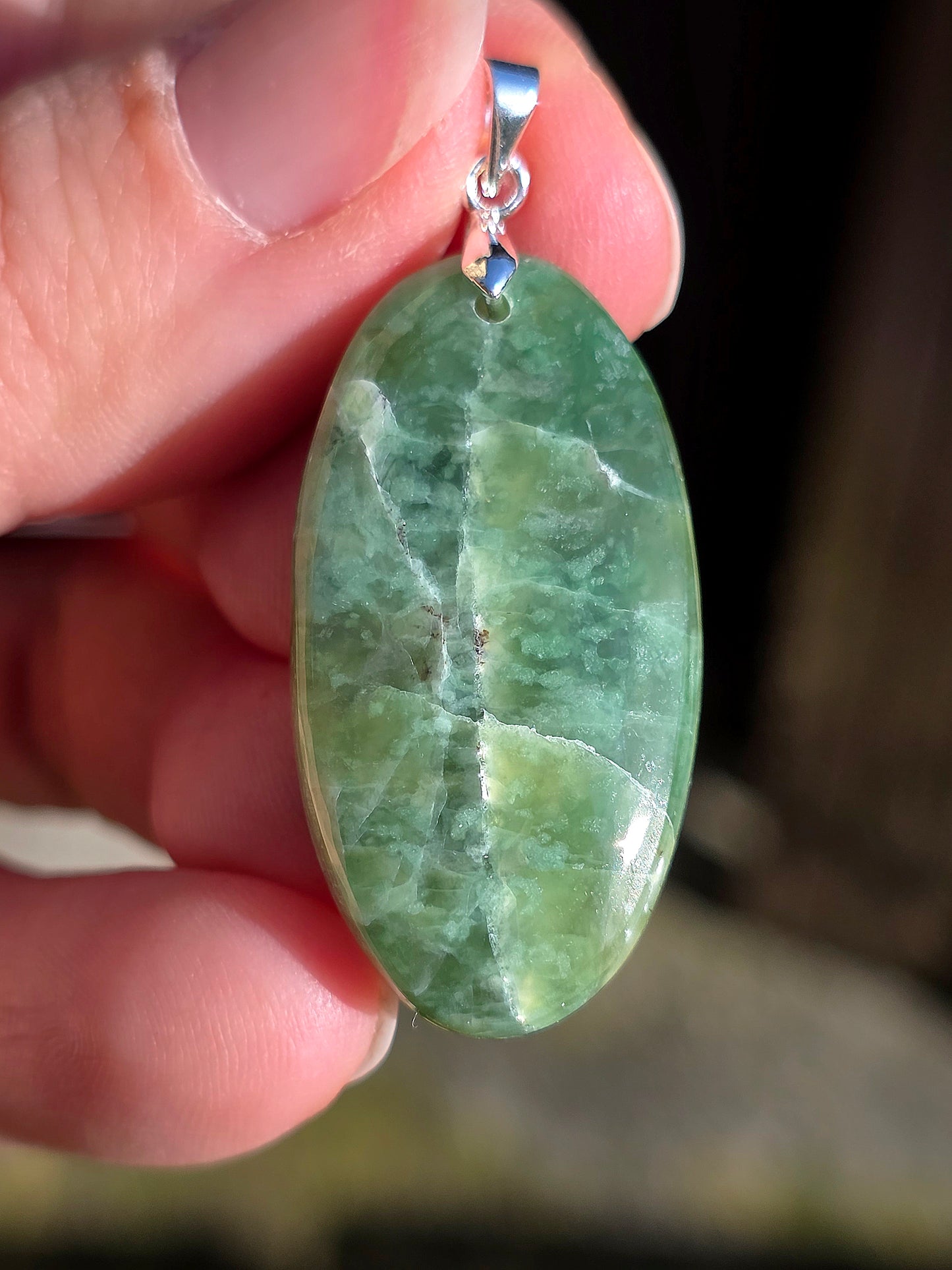 pendentif en Grenat hydrogrossulaire du Pakistan