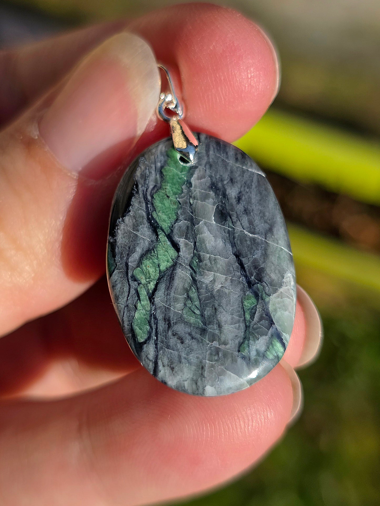 Pendentif en Smaragdite de Corse France