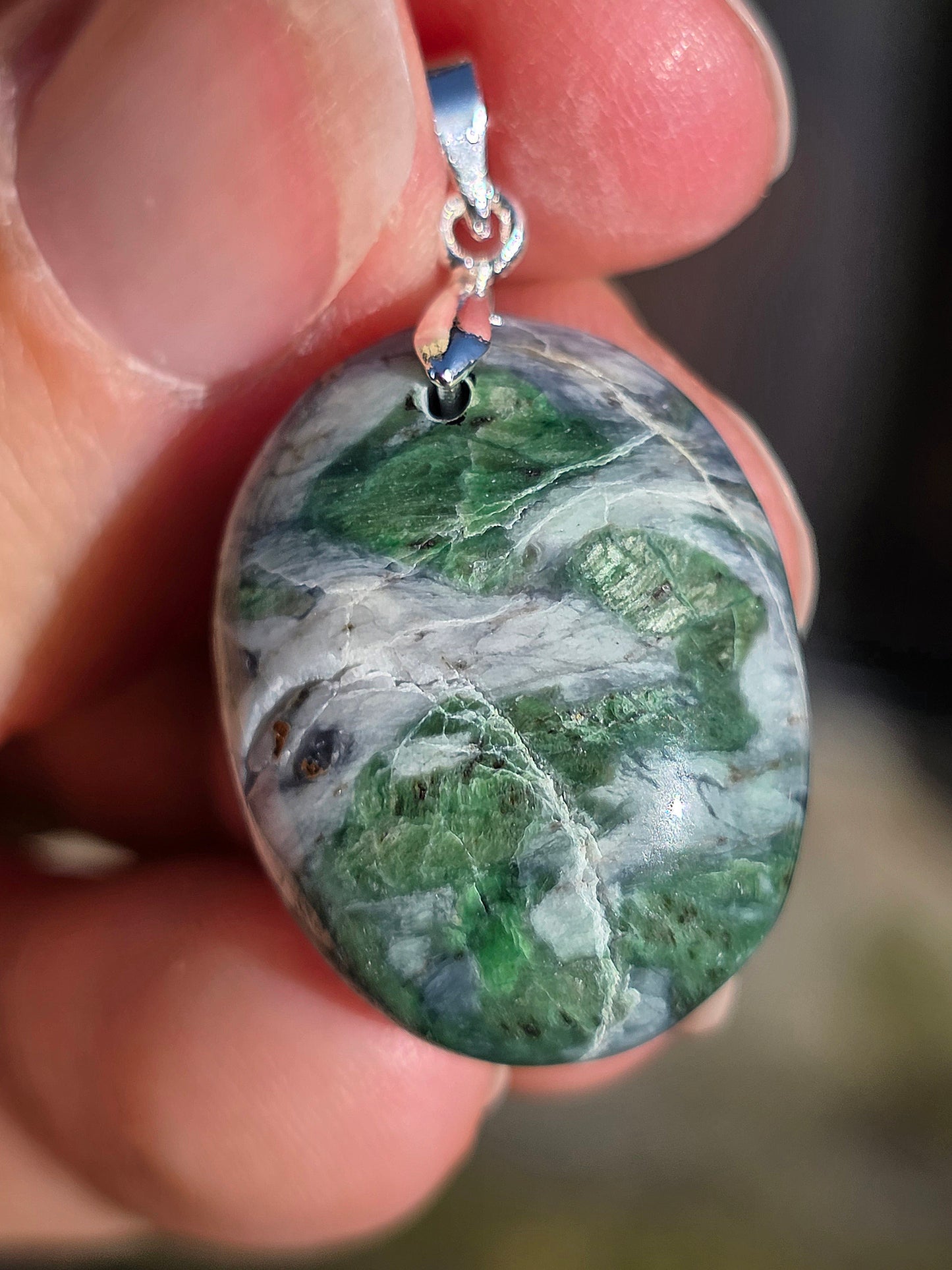 Pendentif en Smaragdite de Corse France