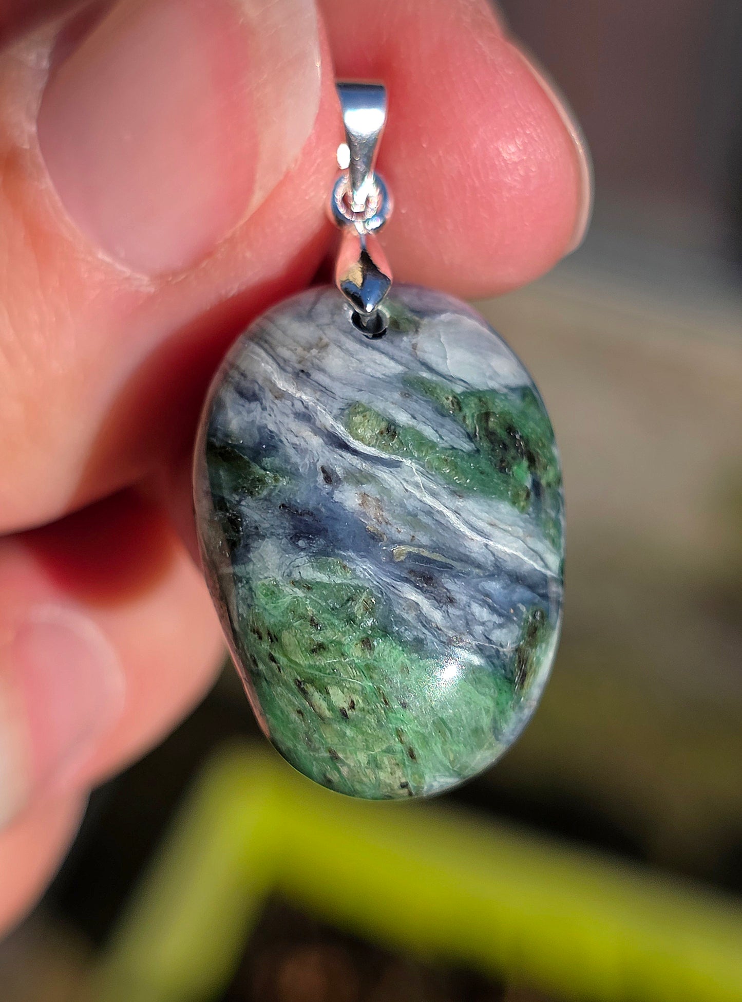 Pendentif en Smaragdite de Corse France