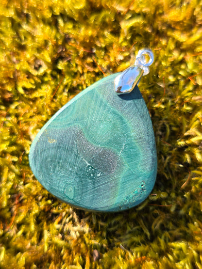 pendentif en Malachite du Congo
