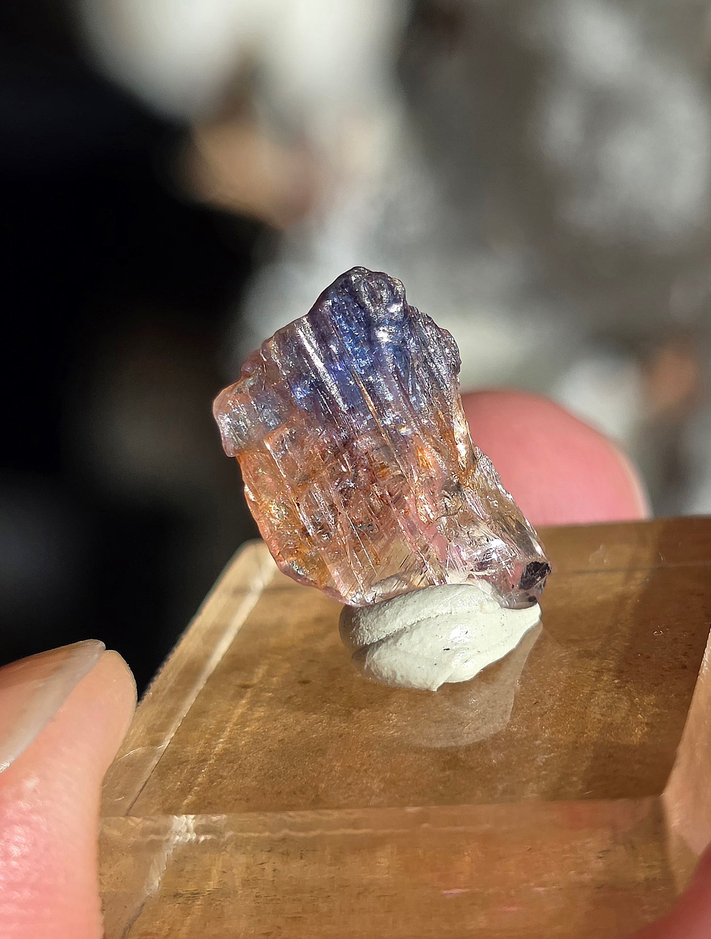 Tanzanite brute naturelle