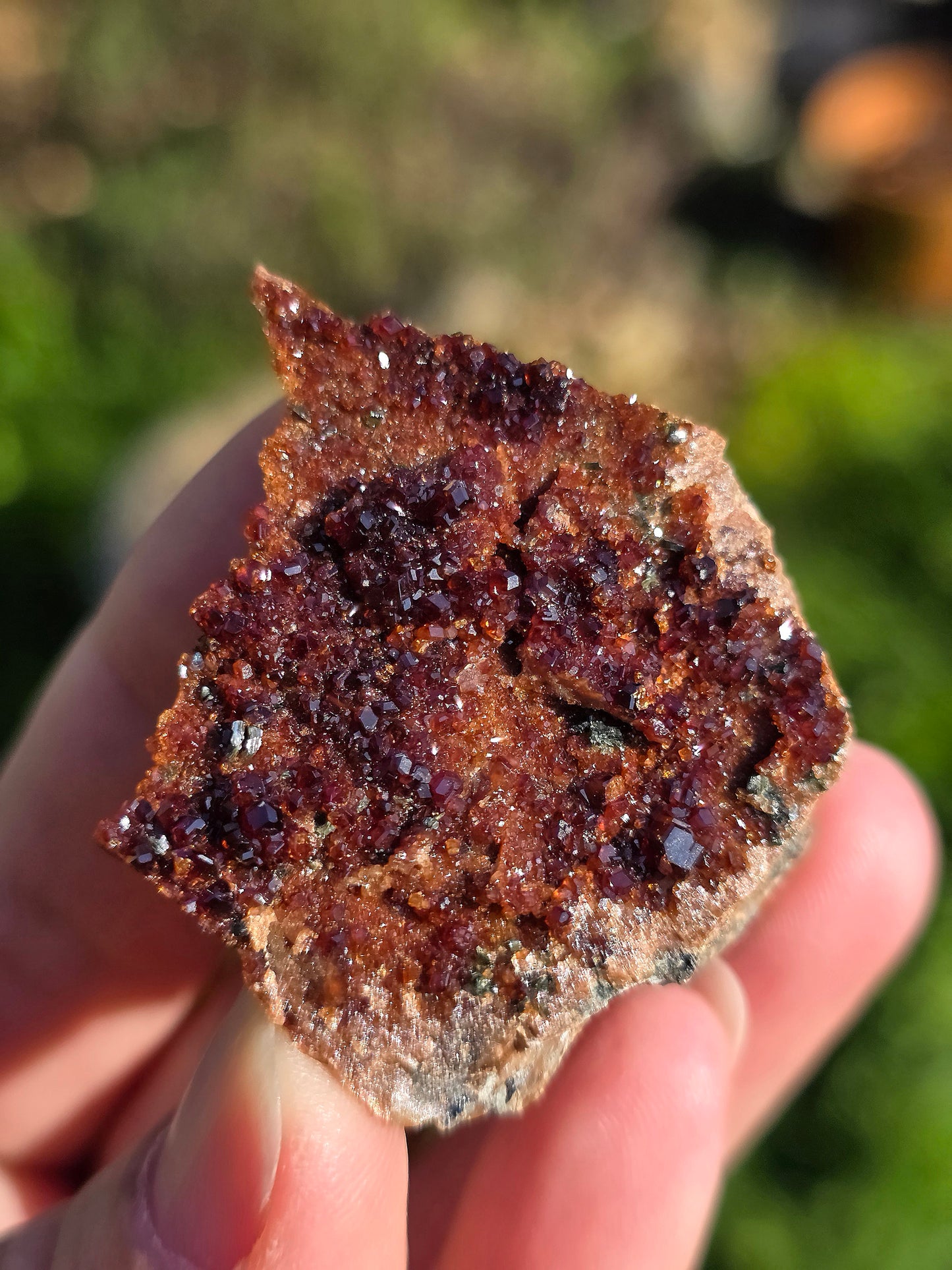 Grenat Hessonite brut d'Italie