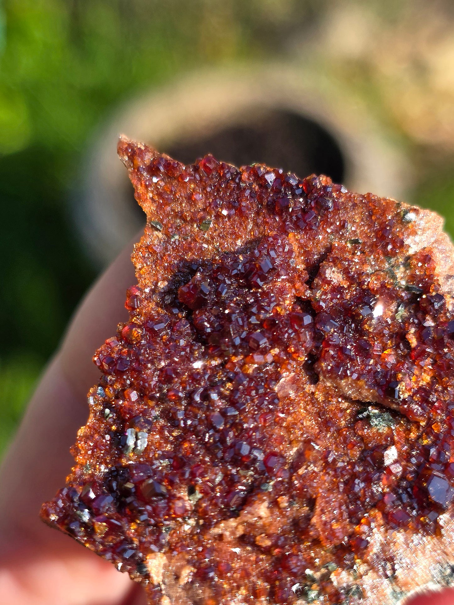 Grenat Hessonite brut d'Italie