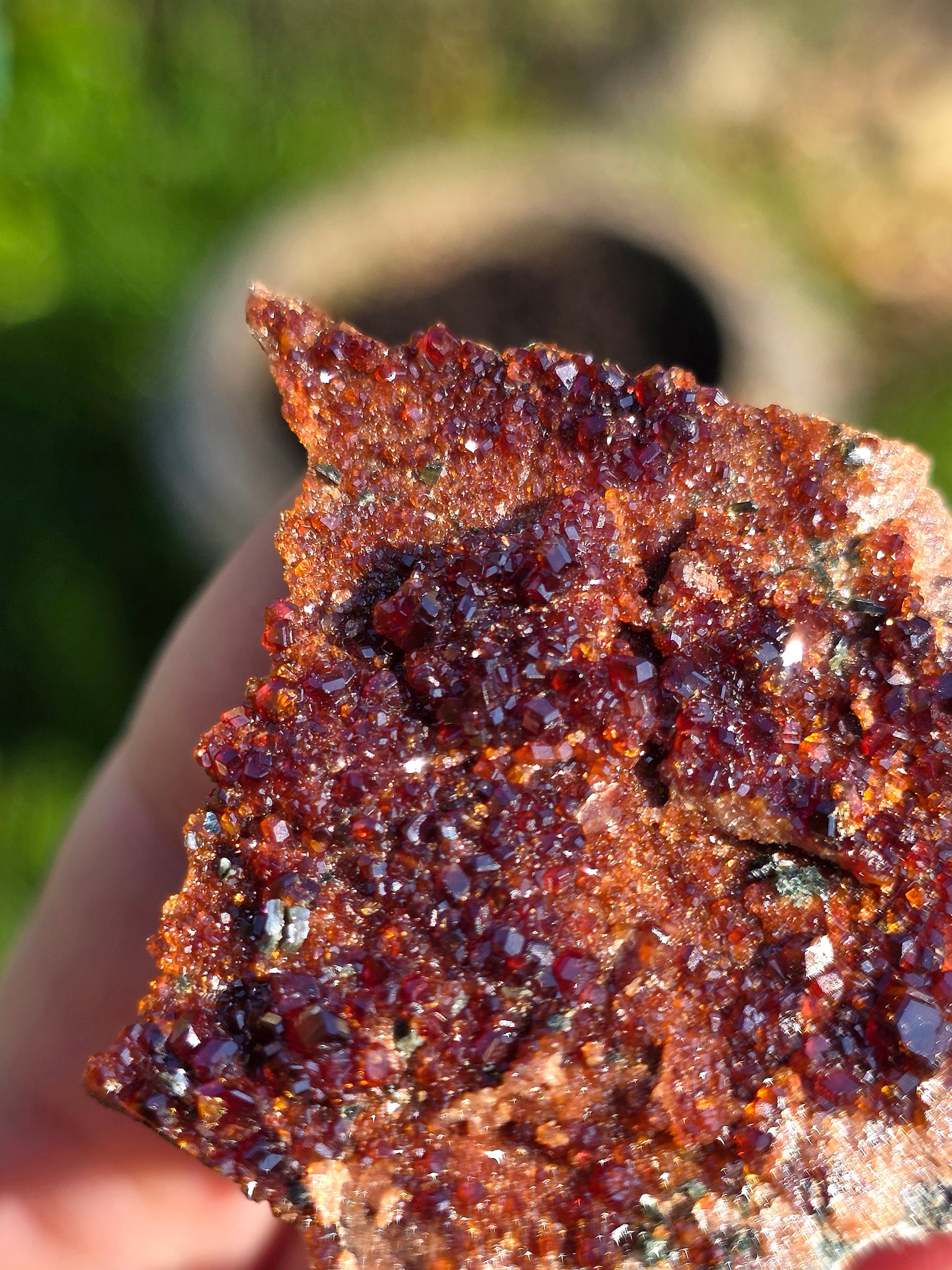 Grenat Hessonite brut d'Italie