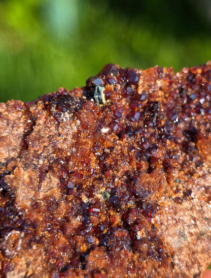  Grenat Hessonite brut Italie avec Pyrite