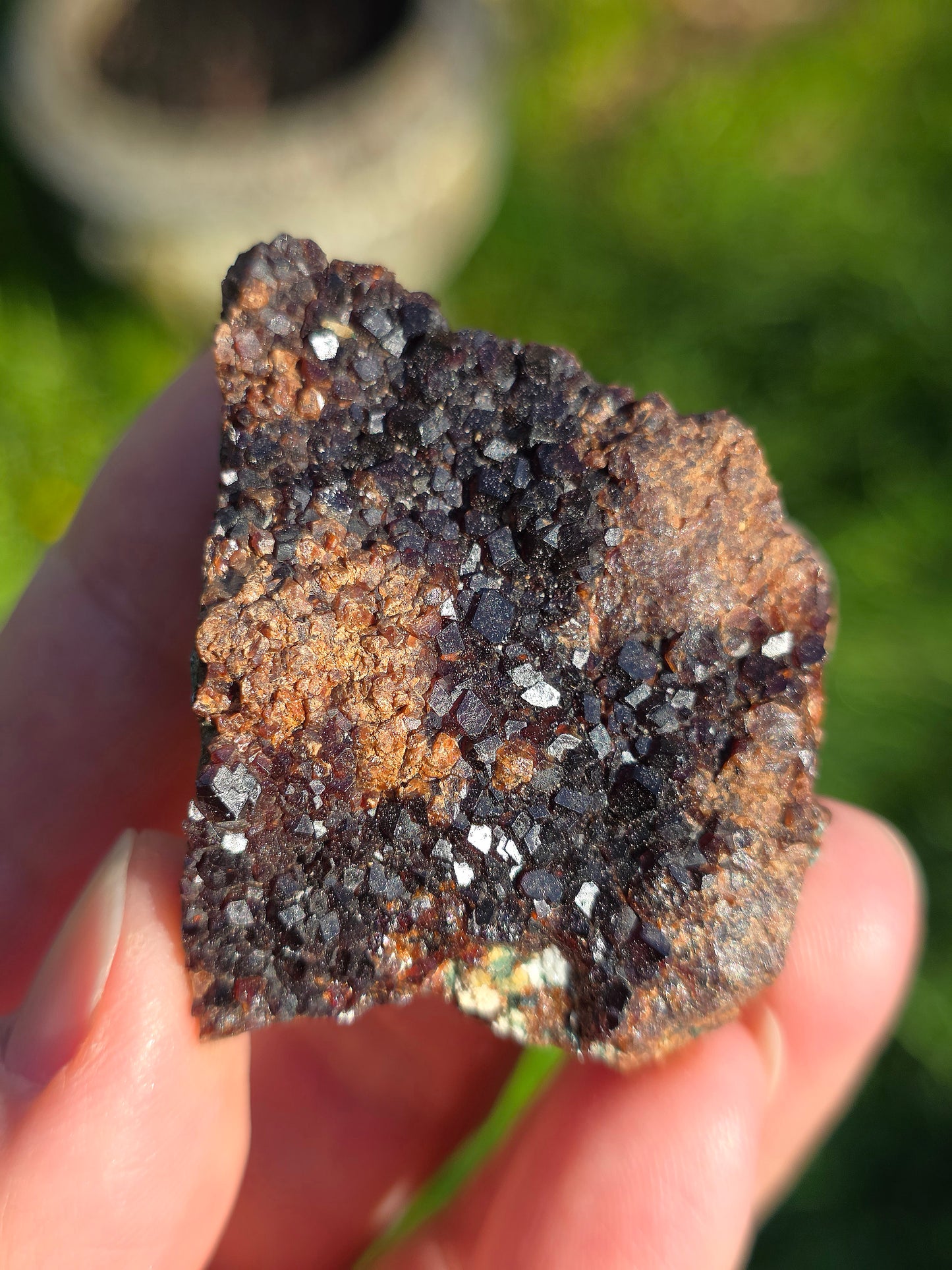 Grenat Hessonite en provenance d'Italie 