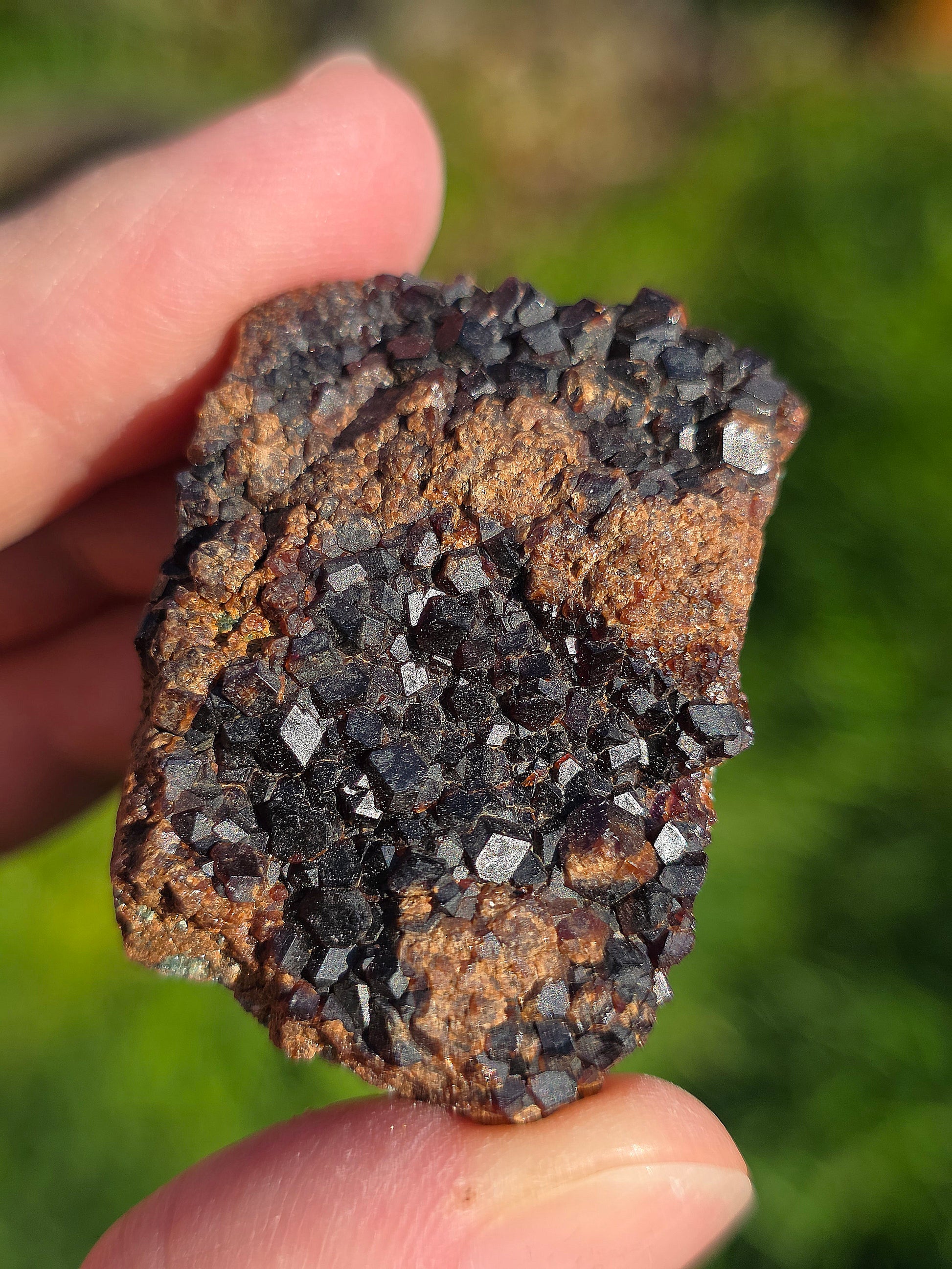 Grenat Hessonite en provenance d'Italie 