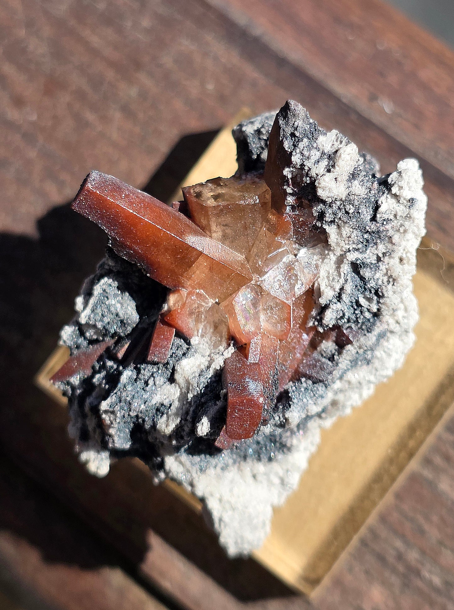 Topaze rouge du Mexique (à choisir)