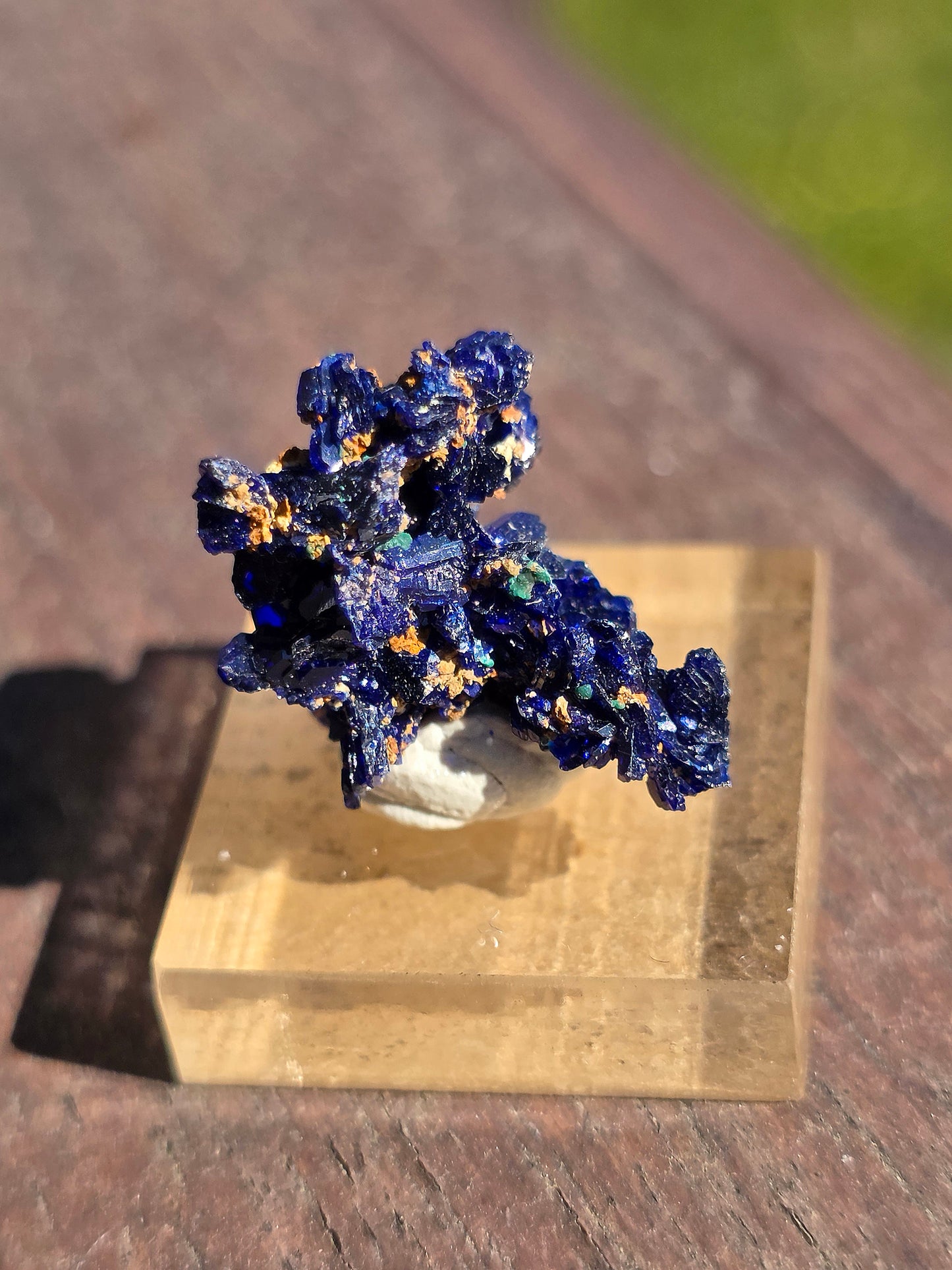 Azurite brute du Maroc