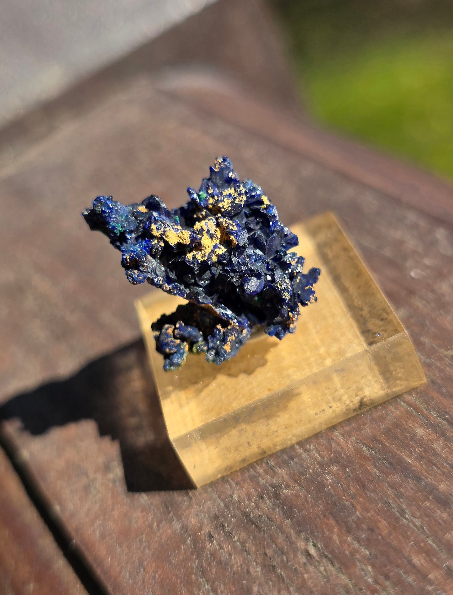 Azurite brute du Maroc