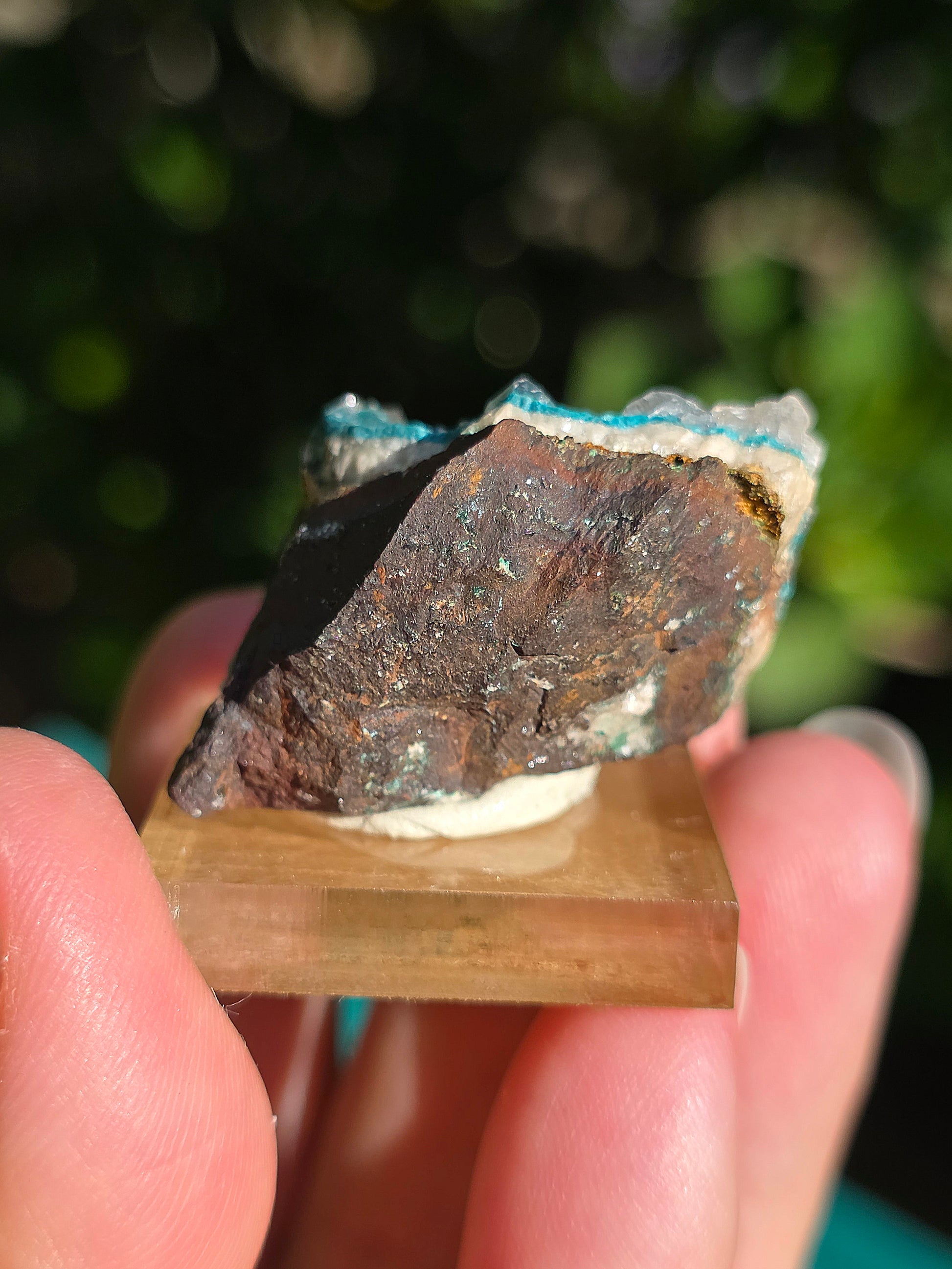 Rosasite du Mexique