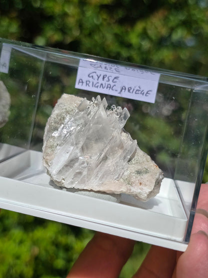 Gypse brut d'Ariège France boîte collection