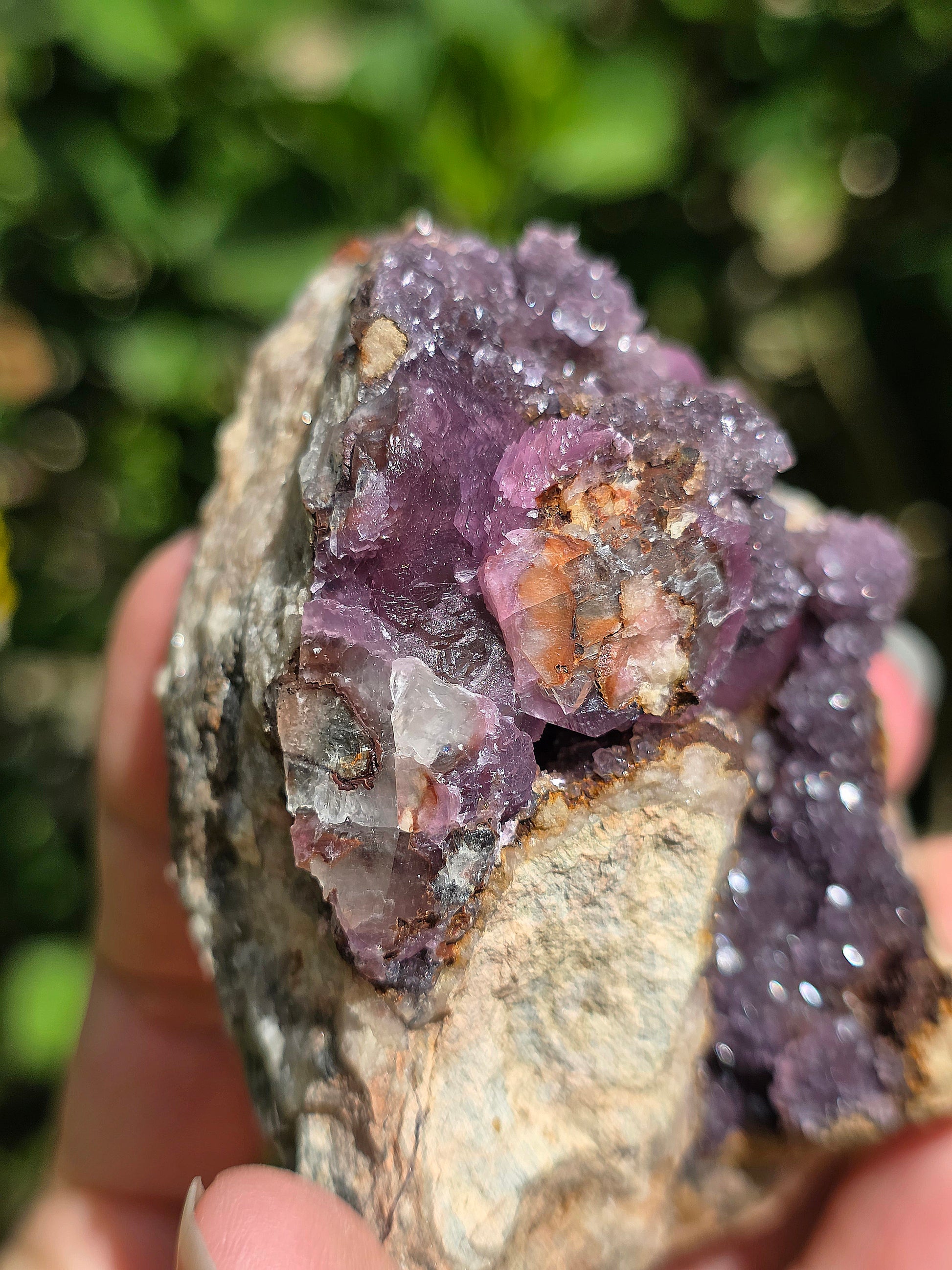 Géode Cobaltocalcite du Maroc