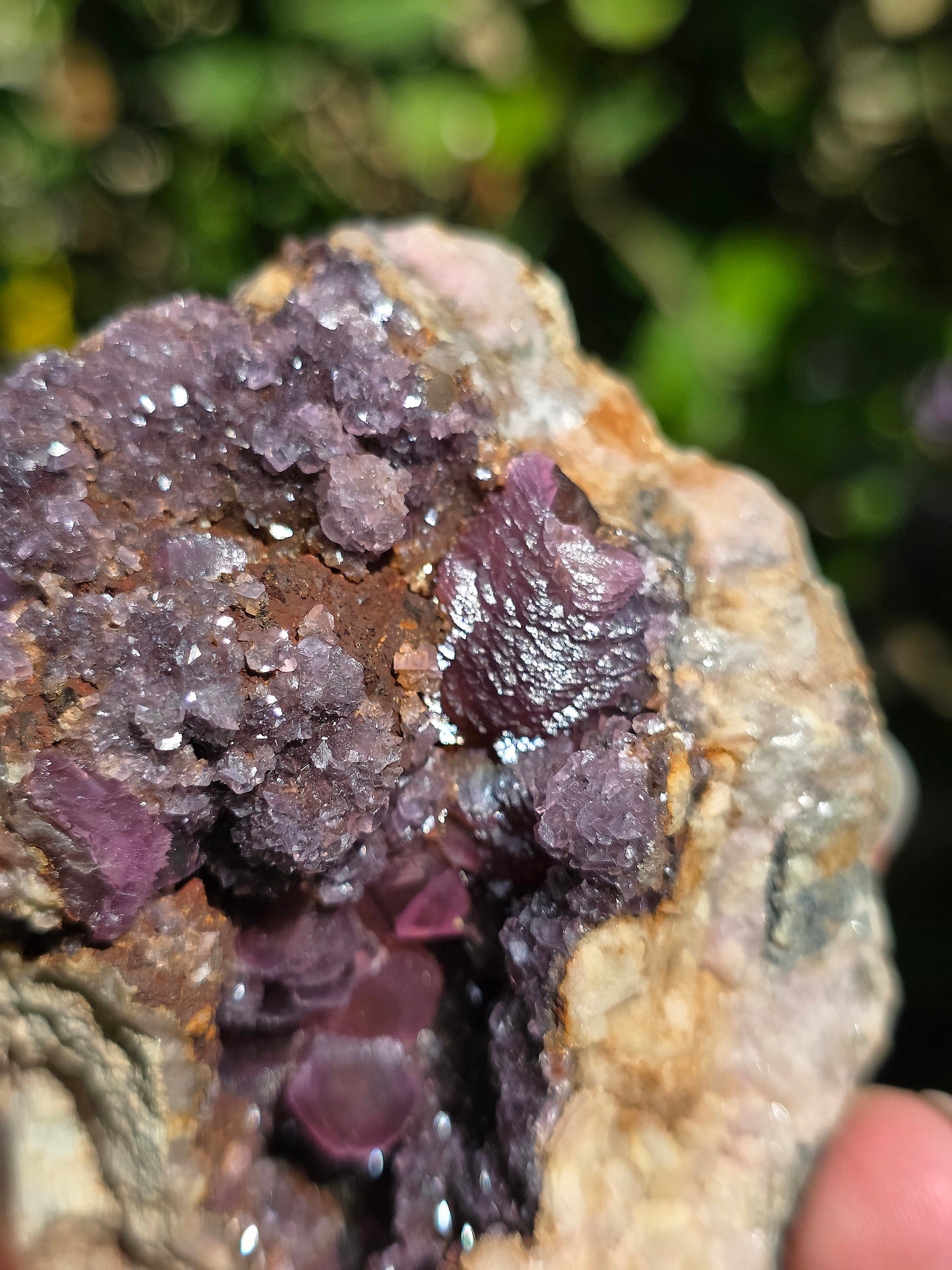 Géode Cobaltocalcite du Maroc