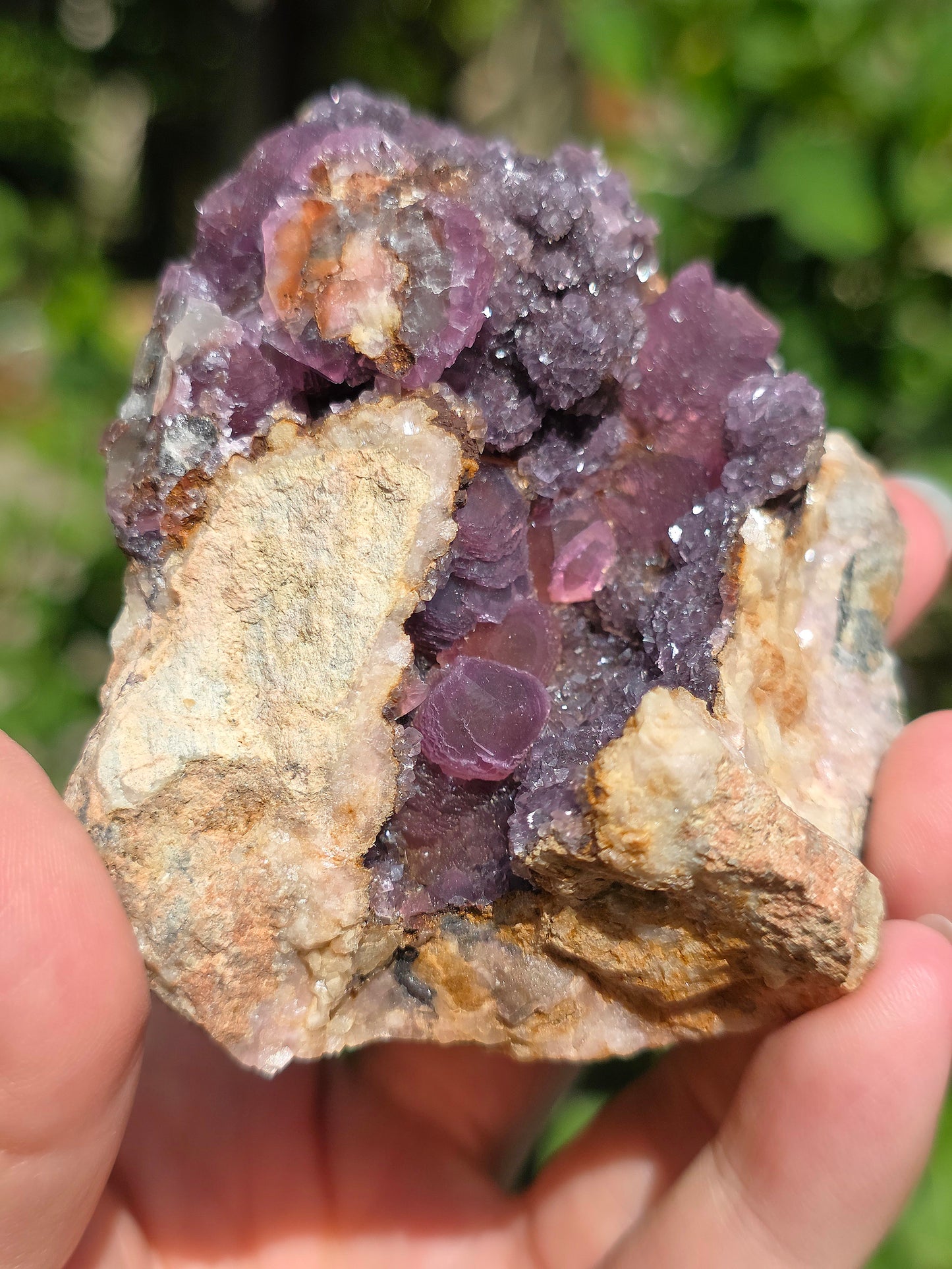 Géode Cobaltocalcite du Maroc