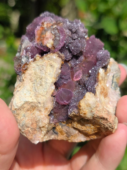 Géode Cobaltocalcite du Maroc