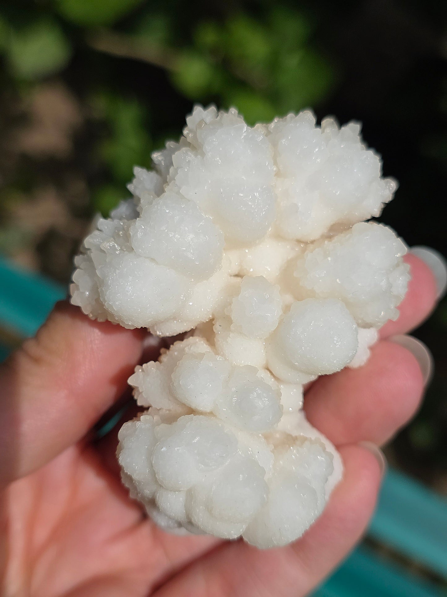 Aragonite botryoïdale cristallisée du Maroc