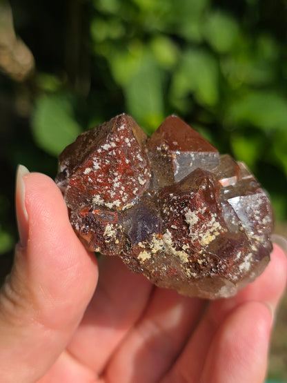  Quartz hématoïde brut du Maroc