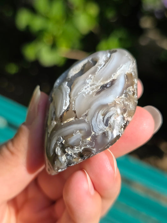 Agate eau (enhydro) d'Argentine