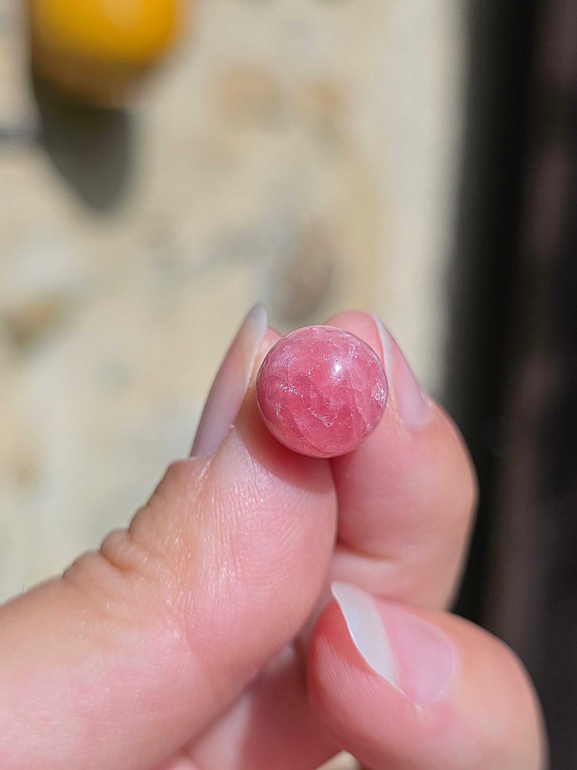 pendentif délicat en Rhodochrosite