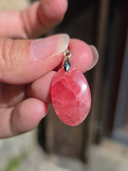 pendentif en Rhodochrosite d'Argentine