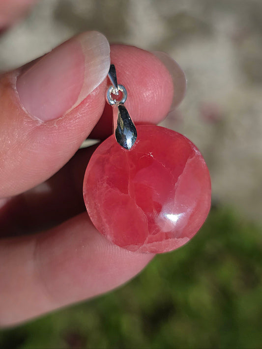 pendentif en Rhodochrosite d'Argentine