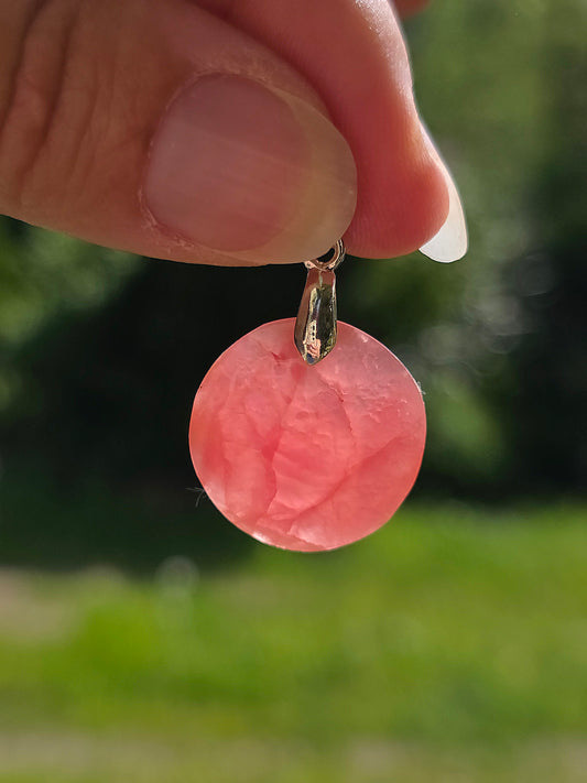 pendentif en Rhodochrosite d'Argentine