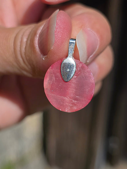 pendentif en Rhodochrosite d'Argentine