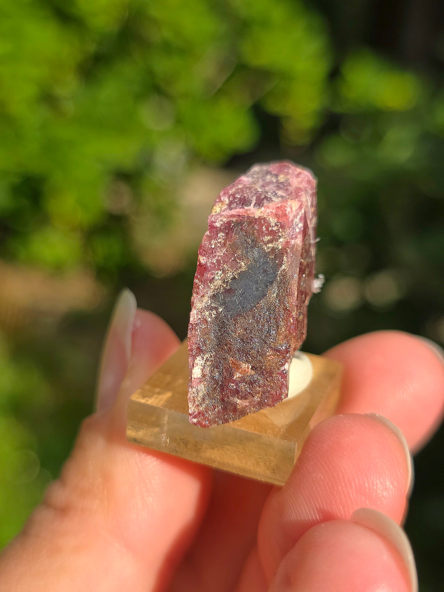 Rhodonite rouge brute