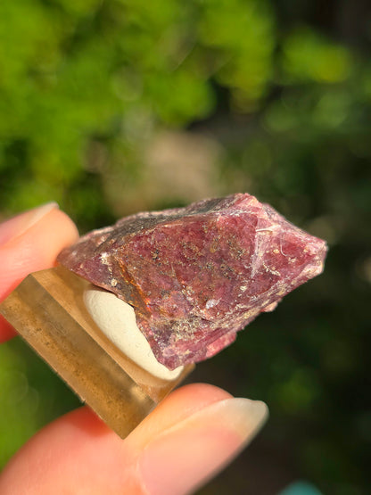 Rhodonite rouge brute