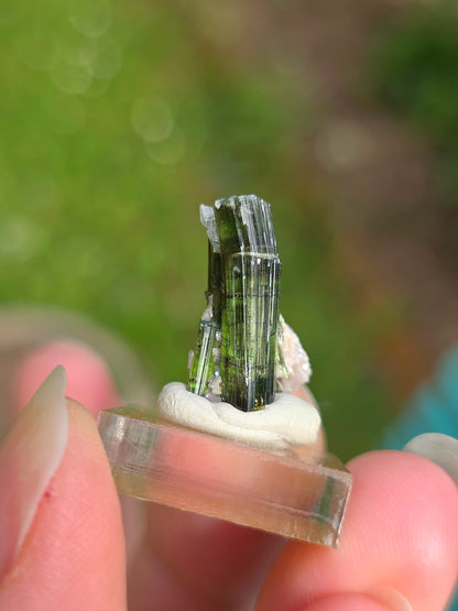 Tourmaline verte (Verdélite) du Brésil