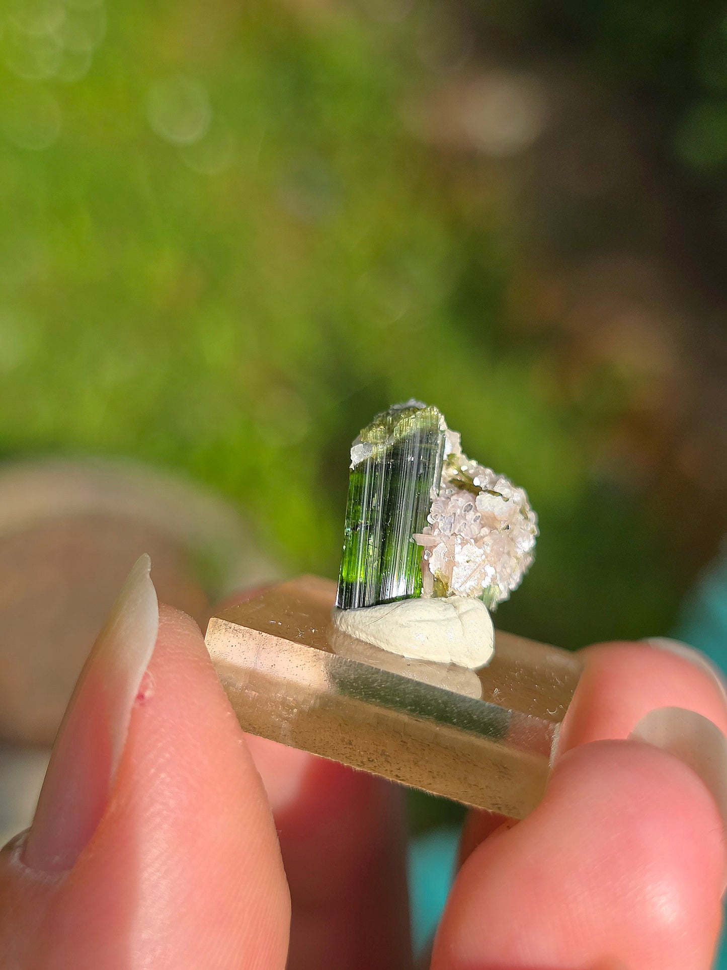 Tourmaline verte (Verdélite) du Brésil