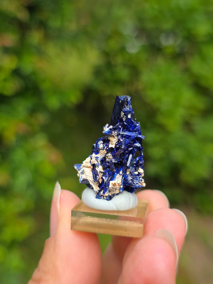 Cristal d'Azurite brute du Maroc