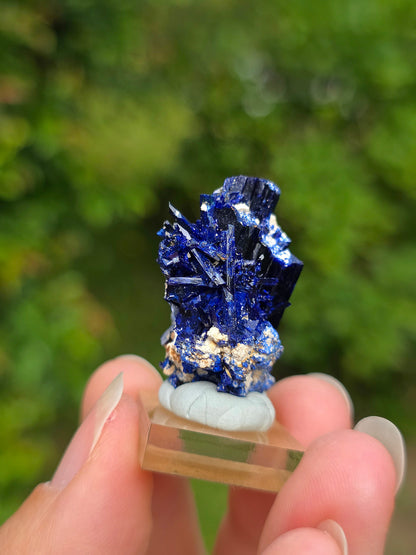 Cristal d'Azurite brute du Maroc