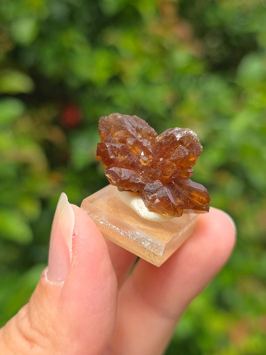 Quartz "citrine" ou "fleur de citrine" du Maroc